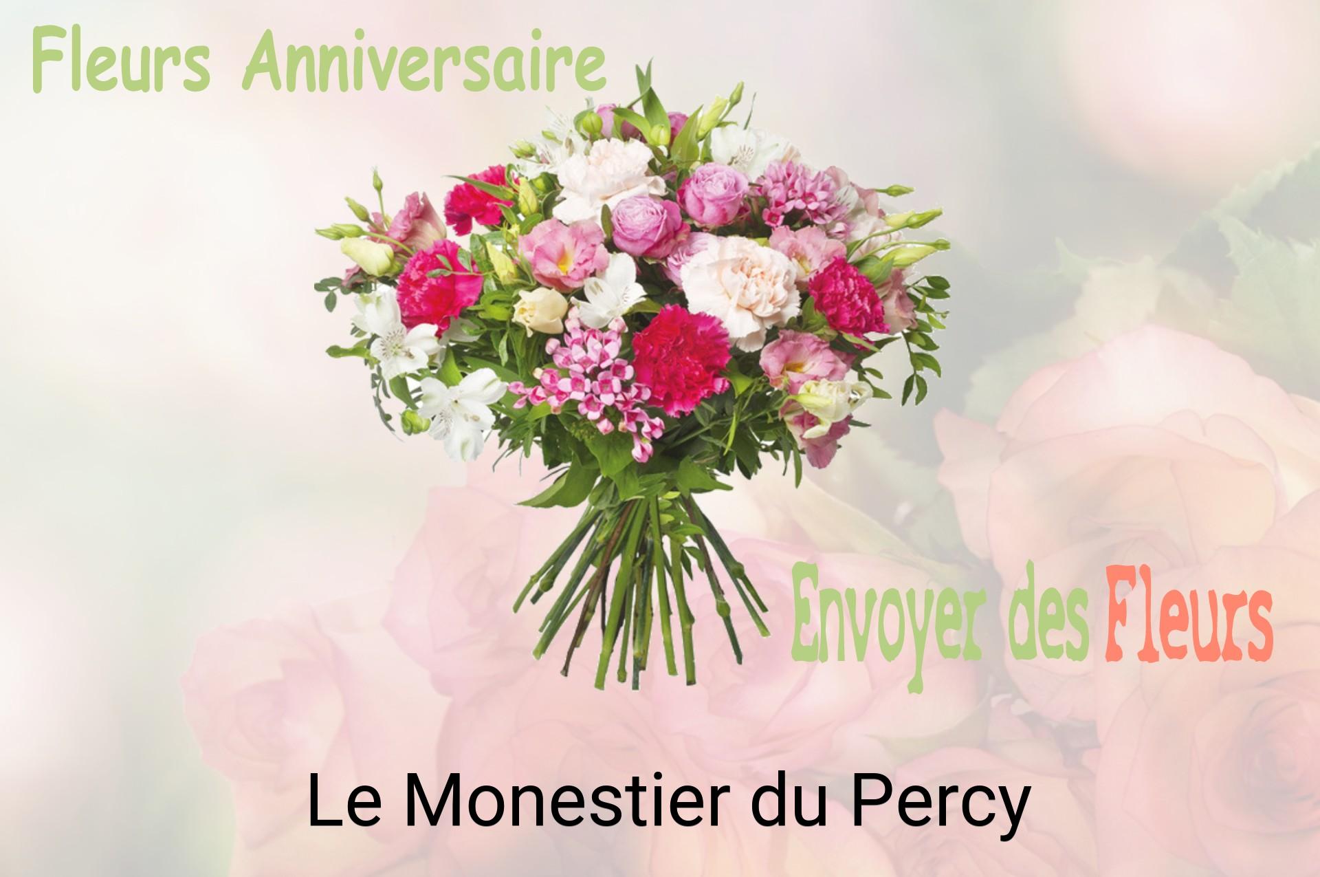 Bouquet de fleurs d’anniversaire livré à Le Monestier-du-Percy