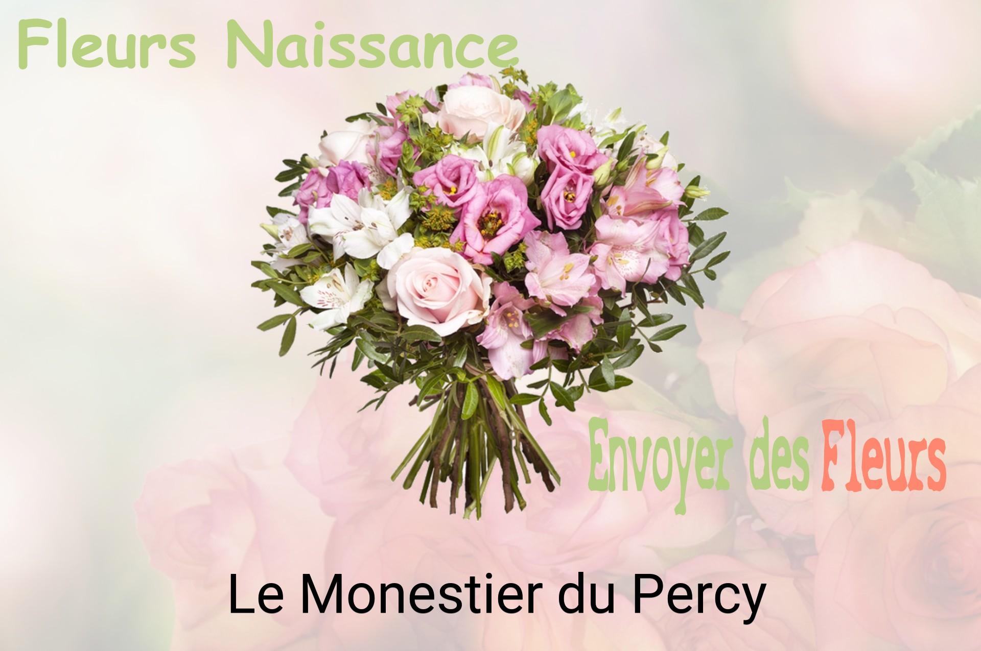 Bouquet de fleurs de naissance livré à Le Monestier-du-Percy